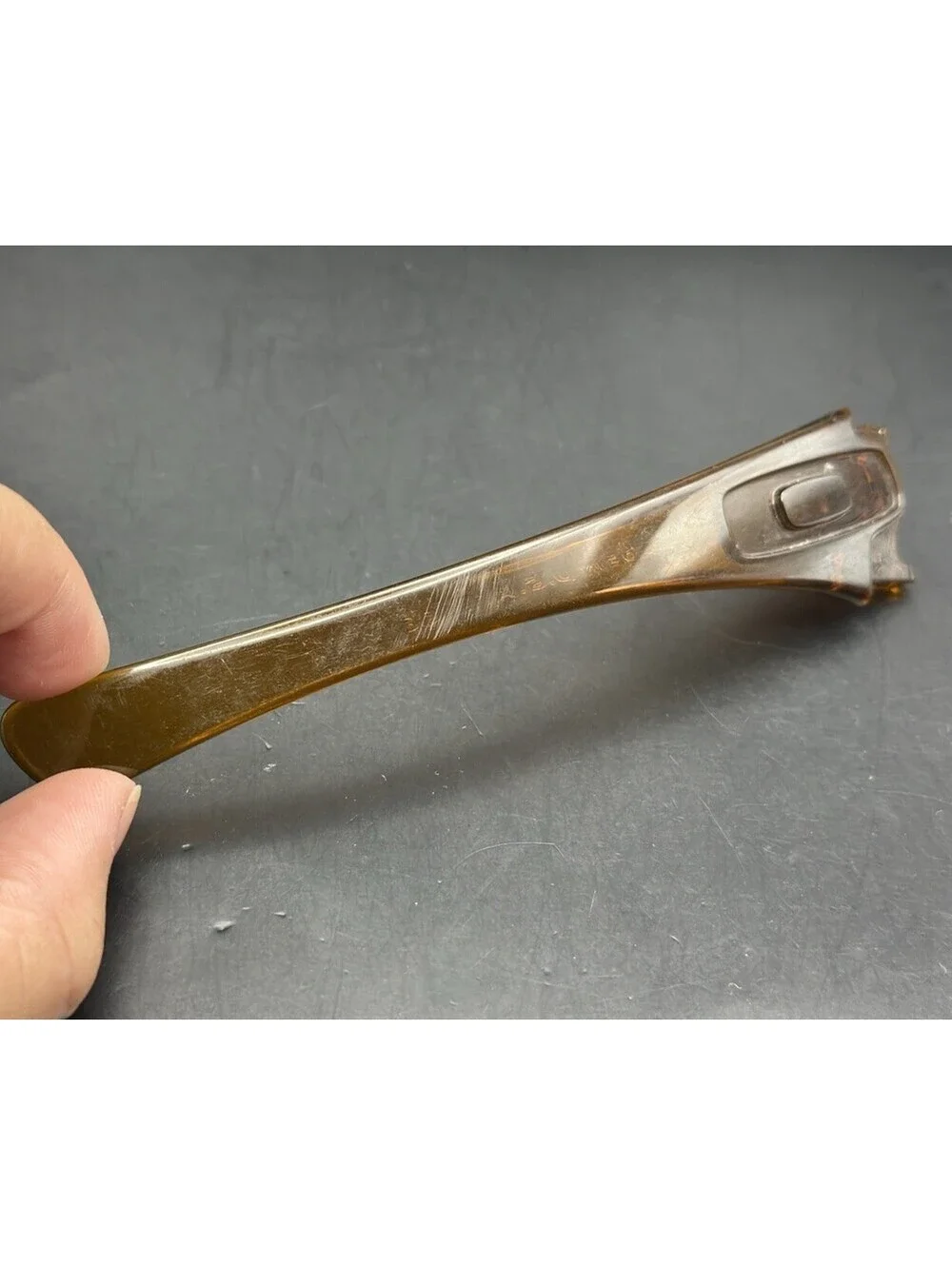 Oakley Antix Dark Amber OEM Right Replacement Arm (No Icon)